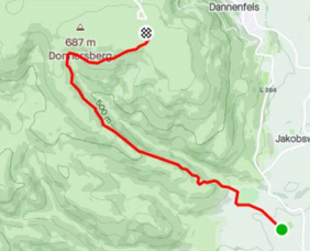 Strecke Donnersberg Challenge